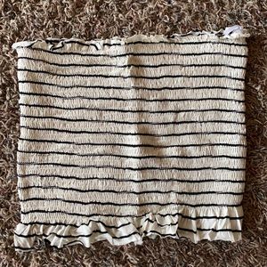 Striped tube top